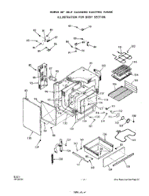 05 - Section parts for Whirlpool Range 2382W00 / from AppliancePartsPros.com