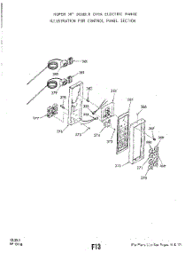 17 - Section parts for Whirlpool Range 2848W50 / from AppliancePartsPros.com