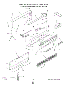 02 - Section parts for Whirlpool Range 2382W1A / from AppliancePartsPros.com