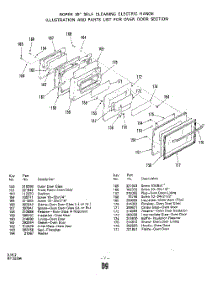 08 - Power Lock parts for Whirlpool Range 2382W1A / from AppliancePartsPros.com