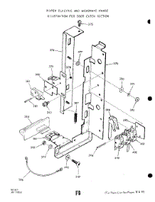 21 - Section parts for Whirlpool Range 2889W00 / from AppliancePartsPros.com
