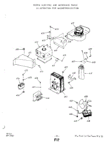 24 - Section parts for Whirlpool Range 2889W00 / from AppliancePartsPros.com