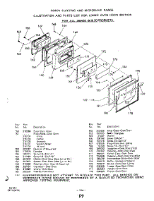 14 - Upper Oven Pedestal parts for Whirlpool Range 2889W10 / from AppliancePartsPros.com