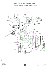 32 - Section parts for Whirlpool Range 2889W30 / from AppliancePartsPros.com
