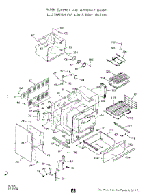 06 - Section parts for Whirlpool Range 2889W50 / from AppliancePartsPros.com
