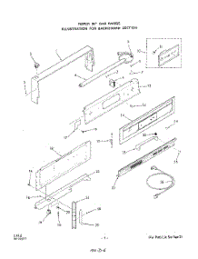 02 - Section parts for Whirlpool Range 1342W0A / from AppliancePartsPros.com