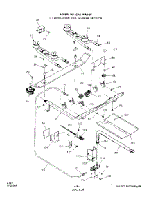 05 - Section parts for Whirlpool Range 1342W0A / from AppliancePartsPros.com