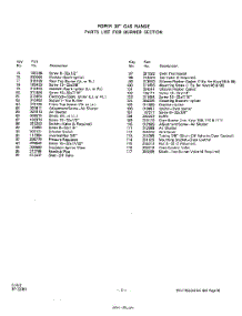 06 - Body parts for Whirlpool Range 1342W0A / from AppliancePartsPros.com
