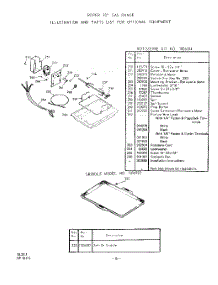17 - Section parts for Whirlpool Range 1348W06 / from AppliancePartsPros.com