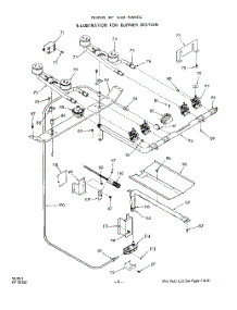 08 - Section parts for Whirlpool Range 1348W16 / from AppliancePartsPros.com