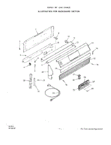 03 - Section parts for Whirlpool Range 1348W46 / from AppliancePartsPros.com