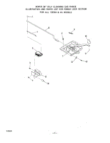04 - Power Lock parts for Whirlpool Range 1353W3A / from AppliancePartsPros.com