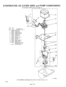 06 - Section parts for Whirlpool Ice Machine 3EAC50 / from AppliancePartsPros.com