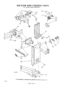 04 - Air Flow And Control parts for Whirlpool Refrigerator 3EAD19XMWR0 / from AppliancePartsPros.com