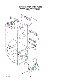 02 - Refrigerator Liner parts for Whirlpool Refrigerator 3ED25DQXAN00 / from AppliancePartsPros.com