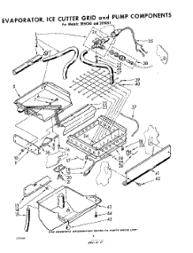 04 - Evaporator, Ice Cutter Grid And Pump parts for Whirlpool Ice Machine 3EHC50 / from AppliancePartsPros.com