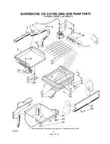 04 - Evaporator, Ice Cutter Grid And Pump parts for Whirlpool Ice Machine 3EHC503 / from AppliancePartsPros.com