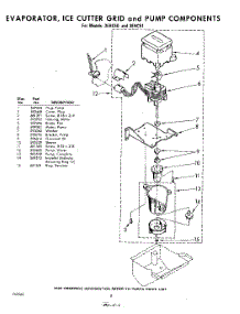 06 - Section parts for Whirlpool Ice Machine 3EHC51 / from AppliancePartsPros.com