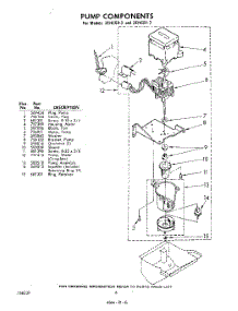 06 - Pump Components parts for Whirlpool Ice Machine 3EHC513 / from AppliancePartsPros.com