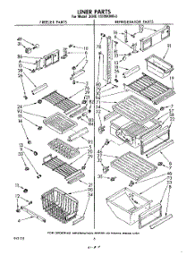 06 - Liner parts for Whirlpool Refrigerator 3EHD191MKWR0 / from AppliancePartsPros.com