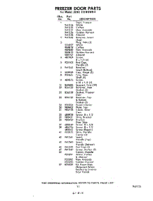 11 - Section parts for Whirlpool Refrigerator 3EHD191MKWR0 / from AppliancePartsPros.com