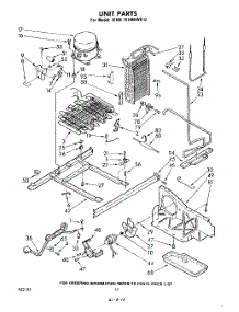 12 - Unit parts for Whirlpool Refrigerator 3EHD191MKWR0 / from AppliancePartsPros.com