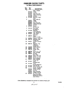11 - Section parts for Whirlpool Refrigerator 3EHD191MKWR1 / from AppliancePartsPros.com