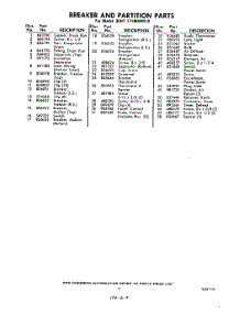 07 - Section parts for Whirlpool Refrigerator 3EHT171MKWR0 / from AppliancePartsPros.com