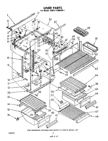 04 - Liner parts for Whirlpool Refrigerator 3EHT171MKWR1 / from AppliancePartsPros.com