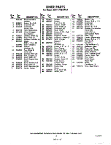05 - Section parts for Whirlpool Refrigerator 3EHT171MKWR1 / from AppliancePartsPros.com