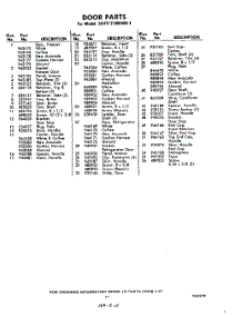 11 - Section parts for Whirlpool Refrigerator 3EHT171MKWR1 / from AppliancePartsPros.com