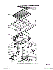 04 - Compartment Separator parts for Whirlpool Refrigerator 3ET16ZKXWN01 / from AppliancePartsPros.com
