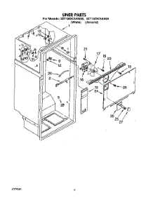 02 - Liner parts for Whirlpool Refrigerator 3ET18DKXAN00 / from AppliancePartsPros.com