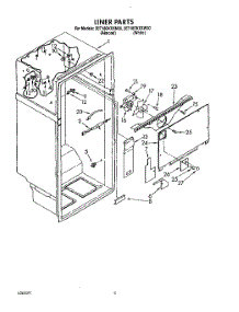 03 - Liner parts for Whirlpool Refrigerator 3ET18DKXXN00 / from AppliancePartsPros.com