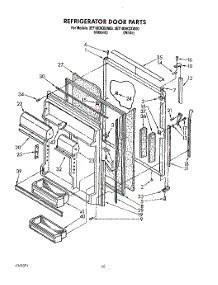 07 - Refrigerator Door parts for Whirlpool Refrigerator 3ET18DKXXN00 / from AppliancePartsPros.com