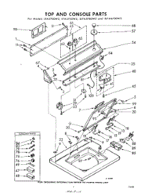 05 - Top And Console parts for Whirlpool Washer 3LFA5700W2 / from AppliancePartsPros.com