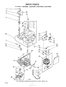 06 - Drive parts for Whirlpool Washer 3LHA5700W0 / from AppliancePartsPros.com