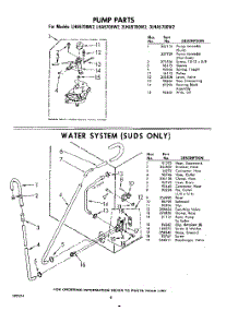 08 - Pump , Water System (Suds) parts for Whirlpool Washer 3LHA5700W2 / from AppliancePartsPros.com