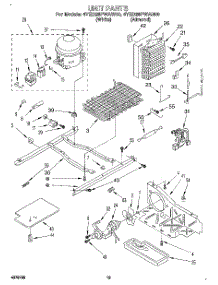 09 - Unit parts for Whirlpool Refrigerator 4YED25PWAN00 / from AppliancePartsPros.com