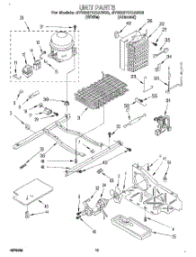 09 - Unit parts for Whirlpool Refrigerator 4YED27DQAN00 / from AppliancePartsPros.com