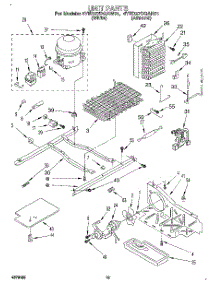 09 - Unit parts for Whirlpool Refrigerator 4YED27DQAN01 / from AppliancePartsPros.com