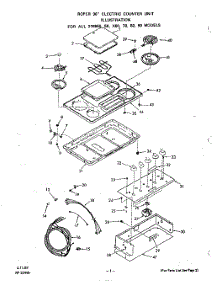 02 - Section parts for Whirlpool Cooktop 2198W80 / from AppliancePartsPros.com