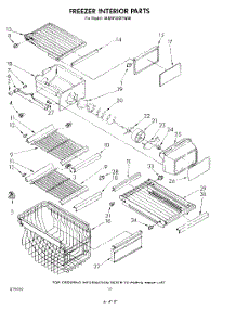 06 - Freezer Interior , Lit / Optional parts for Whirlpool Refrigerator 4KSRF22DTT00 / from AppliancePartsPros.com