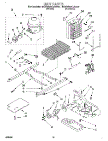09 - Unit parts for Whirlpool Refrigerator 4KSRS25QAA00 / from AppliancePartsPros.com