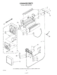 11 - Ice Maker parts for Whirlpool Refrigerator 4KSRT26DTT00 / from AppliancePartsPros.com