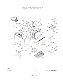 04 - Section parts for Whirlpool Range 2521B20 / from AppliancePartsPros.com