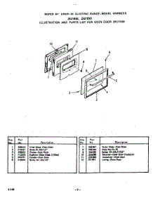 03 - Main Top parts for Whirlpool Range 2521B60 / from AppliancePartsPros.com
