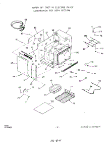 04 - Section parts for Whirlpool Range 2540B10 / from AppliancePartsPros.com