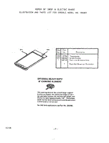 07 - Lit / Optional, Griddle, Canning Elem parts for Whirlpool Range 2540B20 / from AppliancePartsPros.com