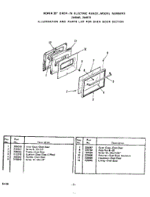 03 - Main Top , Lit / Optional Canning Unit parts for Whirlpool Range 2540W70 / from AppliancePartsPros.com